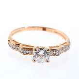 Кольцо золото 585, общий вес - 1.81 г, чистый вес - 1.553 г