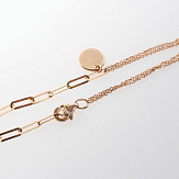 Браслет золото 585, общий вес - 2.97 г, чистый вес - 2.882 г, 19 см