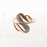 Кольцо золото 585, общий вес - 2.19 г, чистый вес - 1.29 г