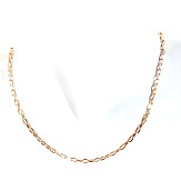 Цепь золото 585, общий вес - 4.4 г, чистый вес - 4.4 г, 52 см