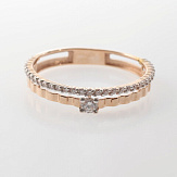 Кольцо золото 375, общий вес - 1.19 г, чистый вес - 0.841 г