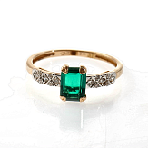 Кольцо золото 585, общий вес - 1.7 г, чистый вес - 1.461 г